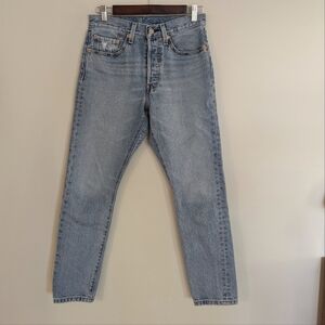 Levi's 501 S Skinny Jeans Light Wash Denim